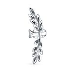 Climber Cartilage Leaf Ear Cuffs Wrap For Non Pierced Earrings .925 Sterling Silver - Image 2