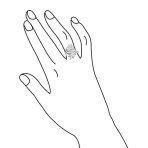 Nature-Inspired Ivy Laurel Vine Leaf Bypass Sterling Silver Ring - Image 3