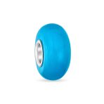 Smooth Opaque Murano Glass Charm Bead for European Bracelets Sterling Silver - Image 5