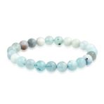 Natural Stone Multi Color Stackable Round 8MM Ball Beads Strand Stretch Bracelet - Image 22