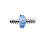 Set of 2 Translucent Murano Faceted Glass Charm Bead with Sterling Silver Core - Image 19