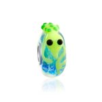 Lime Green Lizard Glass Charm Bead for European Bracelet