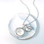 BEST MOM Word Angel Wing Heart Locket Pendant Necklace .925 Sterling Silver - Image 11
