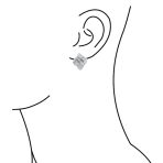 Fashion Square 2 Tone Rope Love Knot Clip On Earrings Non Pierced Ears Gold & Silver Plated - Image 8