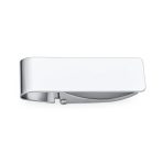 Large Wide Strong Hinged Style Money Clip Card Holder Silver Stainless Steel - Image 2