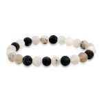 Natural Stone Multi Color Stackable Round 8MM Ball Beads Strand Stretch Bracelet - Image 11