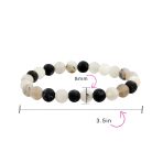 Natural Stone Multi Color Stackable Round 8MM Ball Beads Strand Stretch Bracelet - Image 67