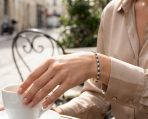 CZ Tennis Bracelet 12CT 4 Prong Gold Plated Brass 7.5 Inch - Image 12