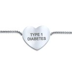 Feminine Heart Charm Medical ID Bracelet Silver Tone Stainless Steel Chain - Image 9