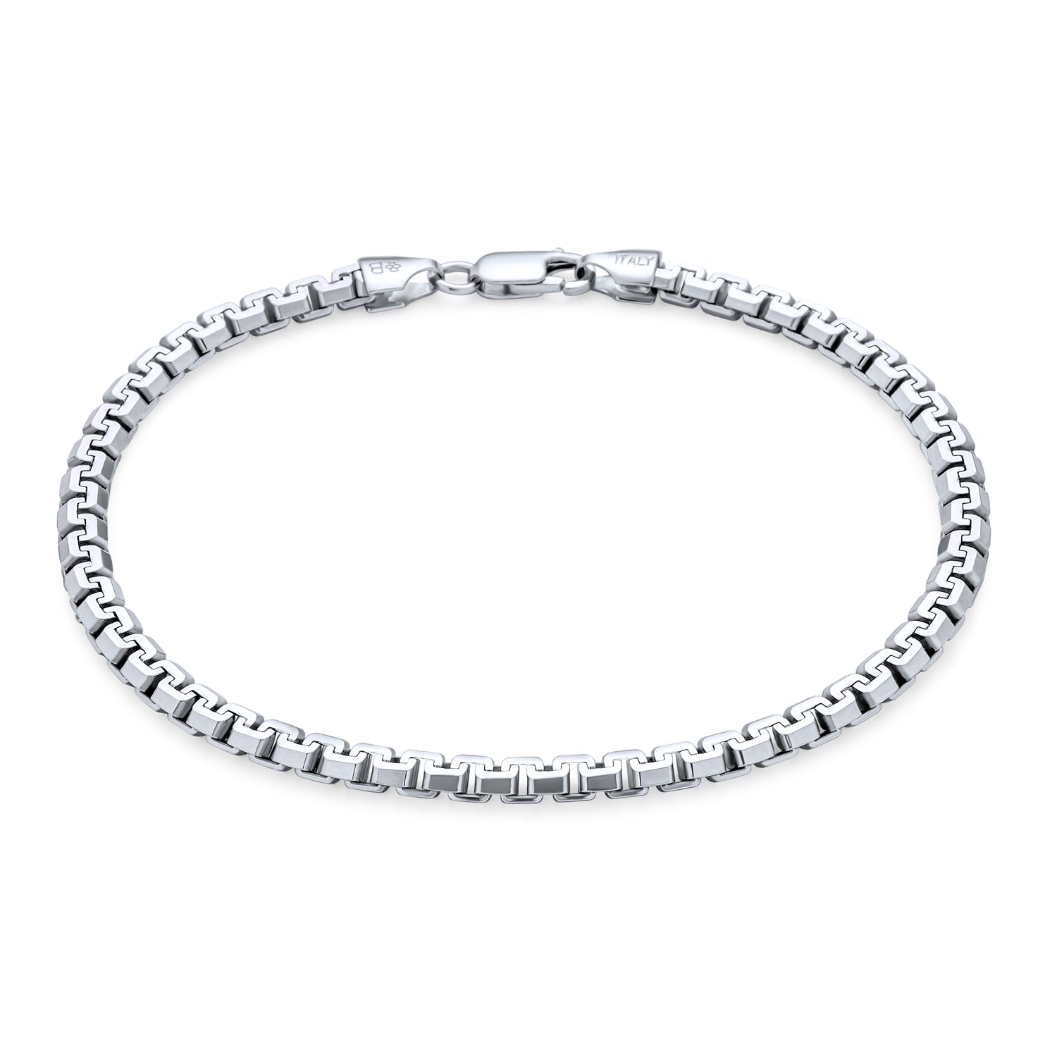 men_27s-unisex-solid-heavy-strong-franco-chy-frano220_1 Strong Franco Square Link Chain Bracelet 220 Gauge Sterling Silver 8.5 Inch - Image 1