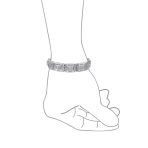 Heavy Iced-Out CZ Cubic Zirconia Big Square Link Statement Bracelet Silver Plated - Image 3