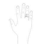 Geometric Large Rectangle Initial Monogram Signet Ring Polished Sterling Silver - Image 3
