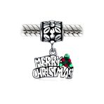 Christmas Charm Bead Bundle Snowflake Hearts Envelope Sterling Silver for Bracelets - Image 3