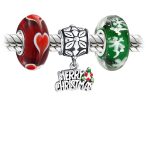 Christmas Charm Bead Bundle Snowflake Hearts Envelope Sterling Silver for Bracelets - Image 4