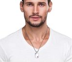 Medical ID Dog Tag Stainless Pendant Necklace 20 Inch - Image 62