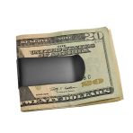 Basic Large Wide Strong Money Clip Card Holder Silver Plated Stainless Steel - Image 14