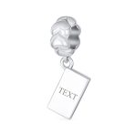 Initial Alphabet Bead Charm A-Z Heart MAMA Dangling for European Bracelet - Image 5