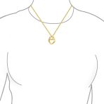 Loving Mother Family Heart Pendant Necklace Gold Plated .925 Sterling Silver - Image 9