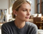 CZ Halo Earring Jackets Enhancer for Studs Gold Plated Sterling Silver - Image 7