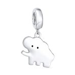 Multicolor Good Luck Bambi Elephant Dangle Charm Bead Silver for Bracelet - Image 2