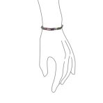 Natural Stone Tiny Ombre Beads Stretch Bracelets Stackable Set of 3 Strands - Image 10