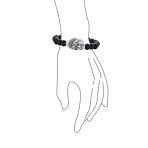 Unisex Howlite Onyx Tiger Eye Gemstone Bead Stretch Bracelet - Unique Design - Image 6