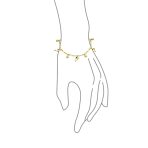 Vacation Nautical Anchor Starfish Charm Bracelet 18K Gold Plated - Image 3