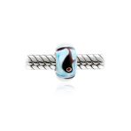 Nautical Whale Ocean Glass Charm Bead for European Bracelet - Image 2