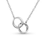 Eternal Friendship Pendant Necklace Infinity Interlocking - Image 2