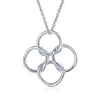 Eternal Friendship Pendant Necklace Interlocking Infinity