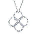 Eternal Friendship Pendant Necklace Interlocking Infinity