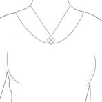 Eternal Friendship Pendant Necklace Interlocking Infinity - Image 2