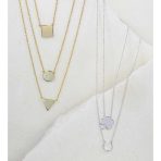 Set of 2 Four Lucky Clover & Lucky Horseshoe Pendant Necklace .925 Sterling Silver - Image 6