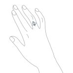 Boho Bali Silver Gemstone Ring Lapis Lazuli Split Shank Band - Image 6