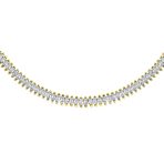 Vintage Art Deco Collar Necklace Clear White Cubic Zirconia for Bridal Events - Image 6