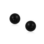 8MM Natural Gemstone Drop Ball Earrings Silver Birthstone - Image 11