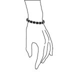 Set of 3 Light Pink Simulated Pearl Stretch Bracelets with Crystal Spacers - Image 11