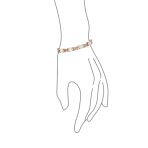 Gemstone Iridescent Opal Tennis Bracelet Rose Gold Sterling Silver 7" Adjustable - Image 9