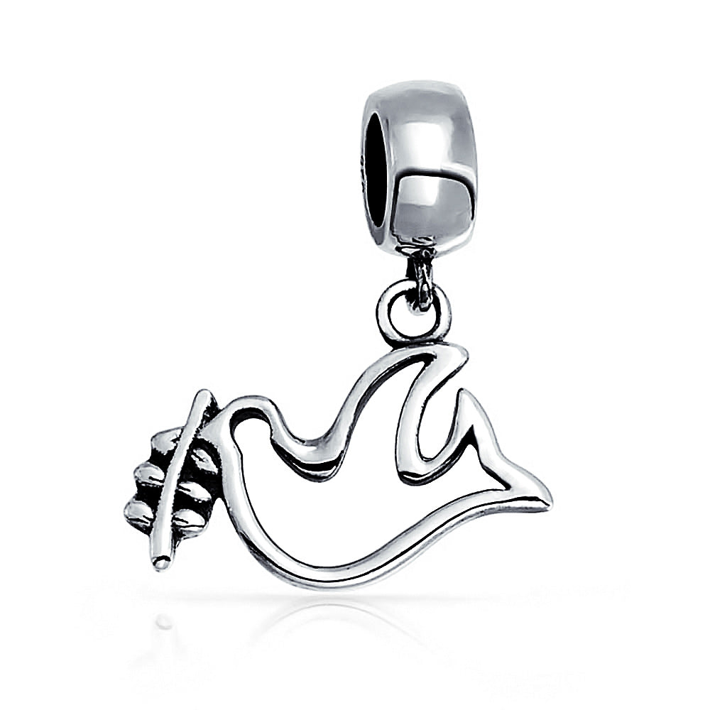open-dove-peace-dangling-charm_pbx-hsd-107-d-az_1 World Peace Dove Dangle Charm Bead Sterling Silver for European Bracelets - Image 1