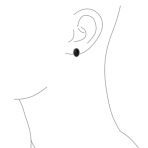 7CT Oval Cabochon Gemstones 17K Gold Plated Clip-On Earrings - Image 12