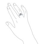 Classic 3CTW Cubic Zirconia Halo Solitaire Oval Engagement Ring CZ Split Shank Band Sterling Silver - Image 7