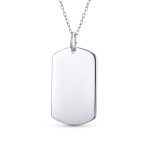 Oval Sacred Heart Jesus Pendant Necklace Sterling Silver Men - Image 2