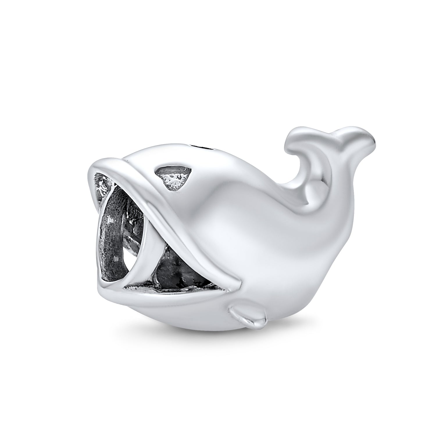 pandora-bead-whale-charm-silver_n-pbx-hs-738_1 Nautical Ocean Sea Whale Charm Bead .925 Sterling Silver Fits European Bracelets - Image 1