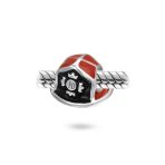Firefighter Hat Charm Bead Sterling Silver for European Bracelet - Image 3