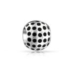 Set of 2 Golf Ball Golf Bag Clubs Charm Bead Sterling Silver for Bracelet - Image 5