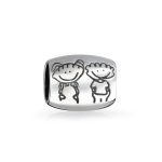BFF Friendship Charm Bead Silver for European Bracelet