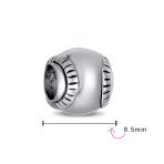 Softball Team Charm Bead Sterling Silver for European Bracelets - Image 4