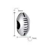 USA Rugby Sports Charm Bead Mom Sterling Silver for European Bracelet - Image 3