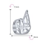 Good Luck Hand Sign Fingers Crossed Charm Bead Sterling Silver for Bracelets - Image 3