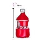 Soda Lover Red Enamel Coke Bottle Charm Bead for European Bracelets - Image 3
